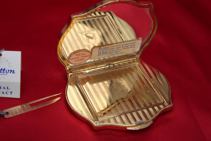 Unused 1950s Stratton “Dial Your Own Initial” Compact