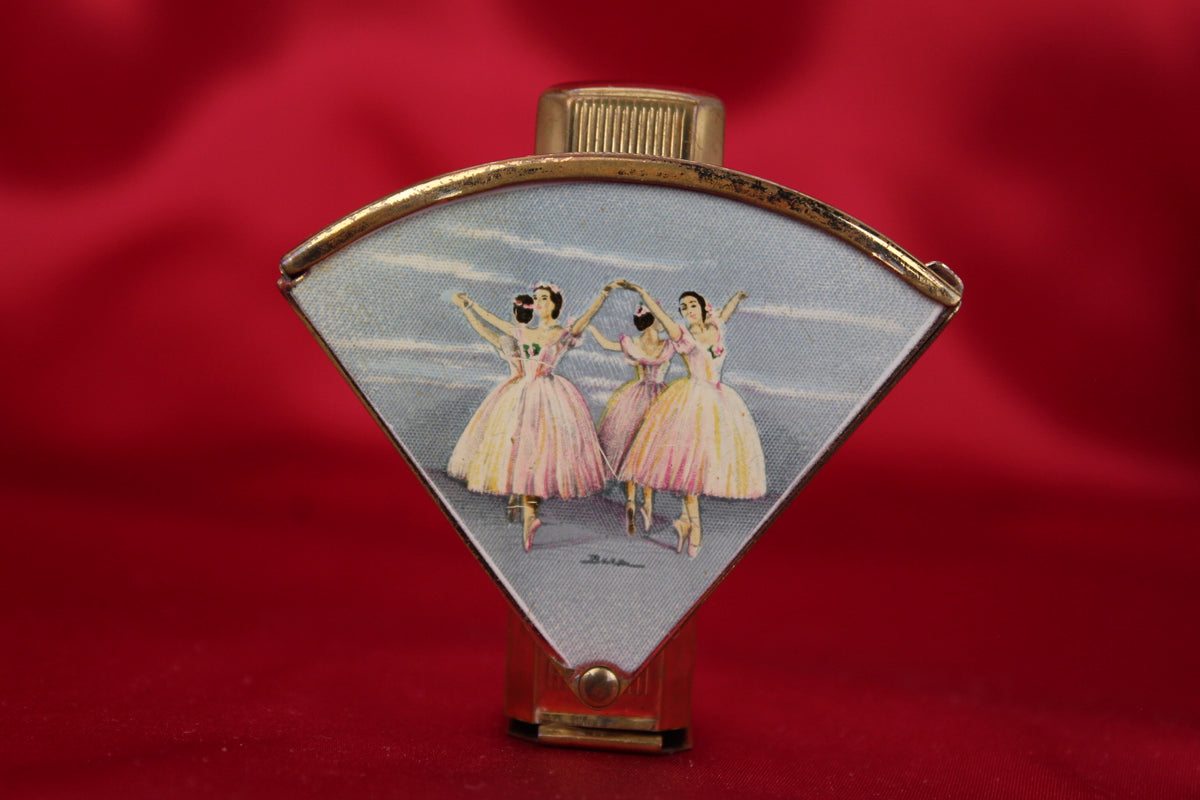Rare 1950s Stratton “Baron” Ballerina Lipstick Mirror
