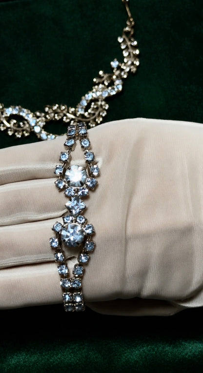 Blue Radiance Tennis Bracelet 1950’s