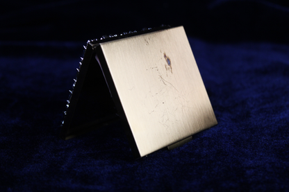 Vintage 1950s 5th Avenue Blue Cabochon Powder Compact